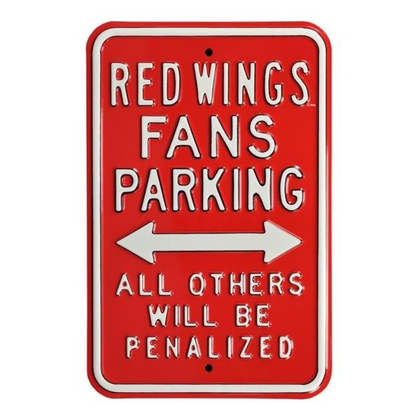 Authentic Street Signs Authentic Street Signs 28501 Red Wings & Penalized Parking Sign 28501
